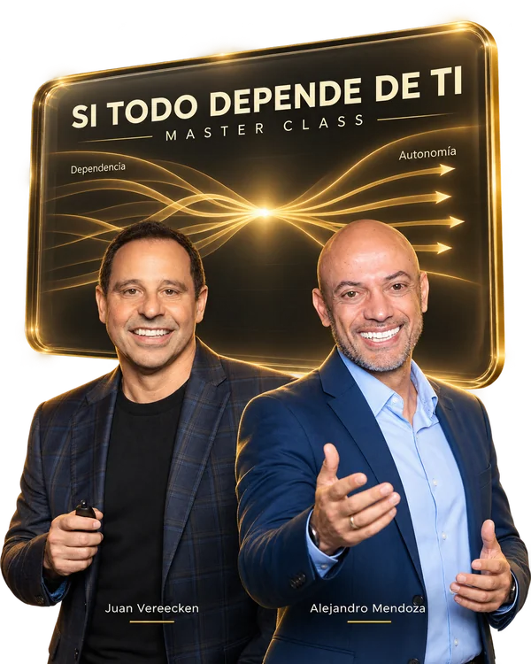 Juan Vereecken y Alejandro Mendoza, ponentes de la masterclass Si todo depende de ti.